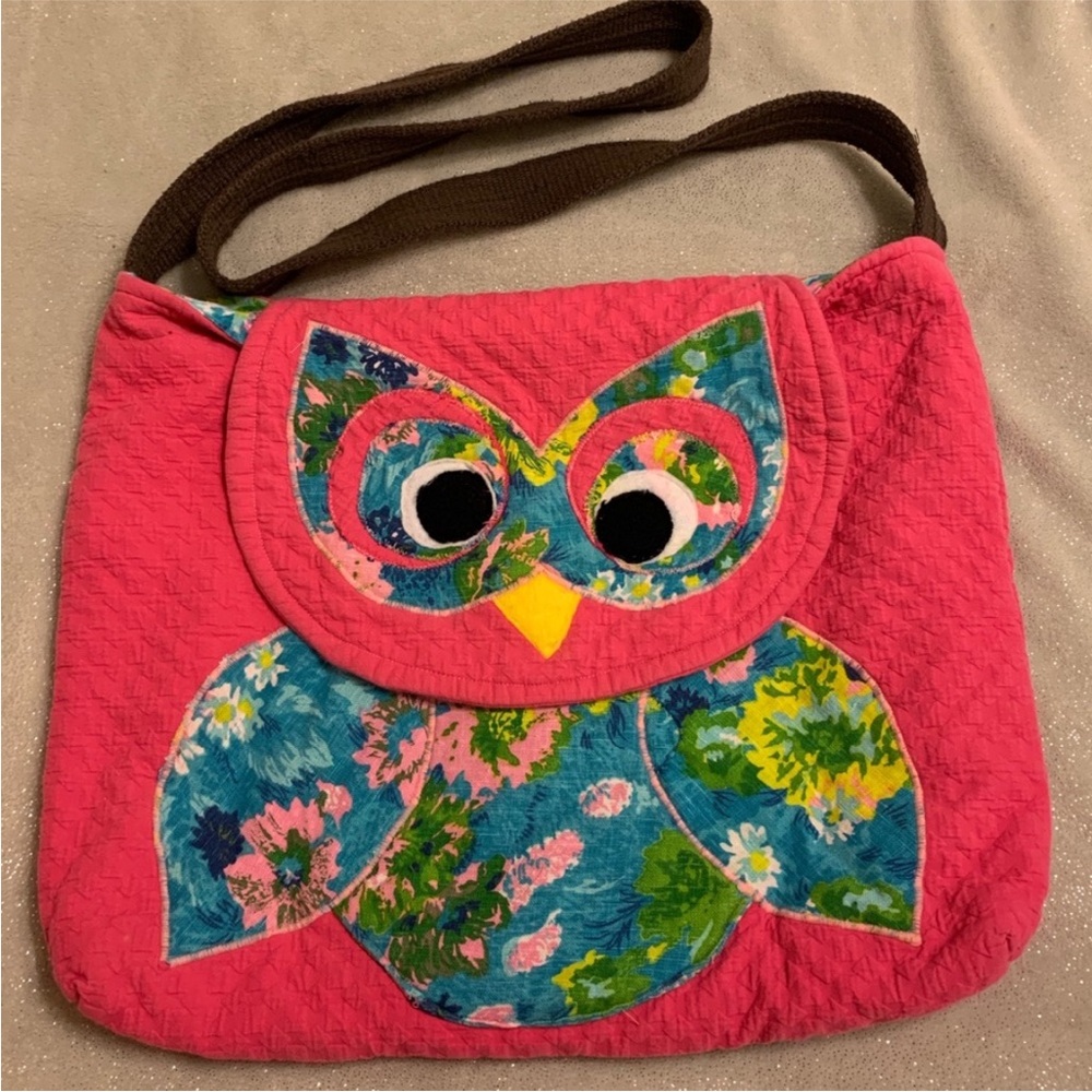 Bag Owl Bag Cute & Quirky Pink Handmade One of a Kind